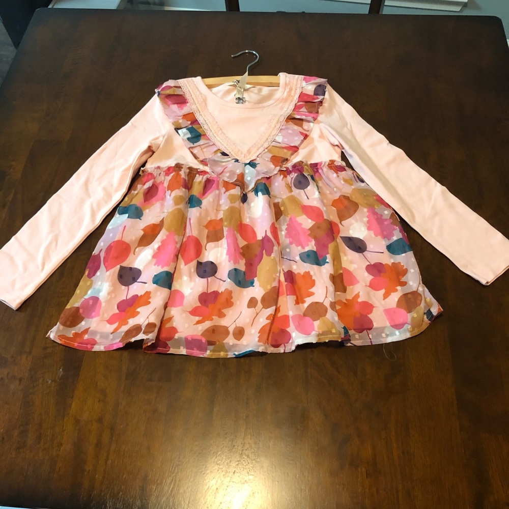 Leaf pile tunic